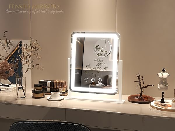 Vanity Mirror with Lights LED Lighted Makeup Mirror, Large Makeup Mirror with Lights