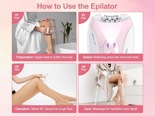 Smooth Glide Epilator for Women Facial Hair