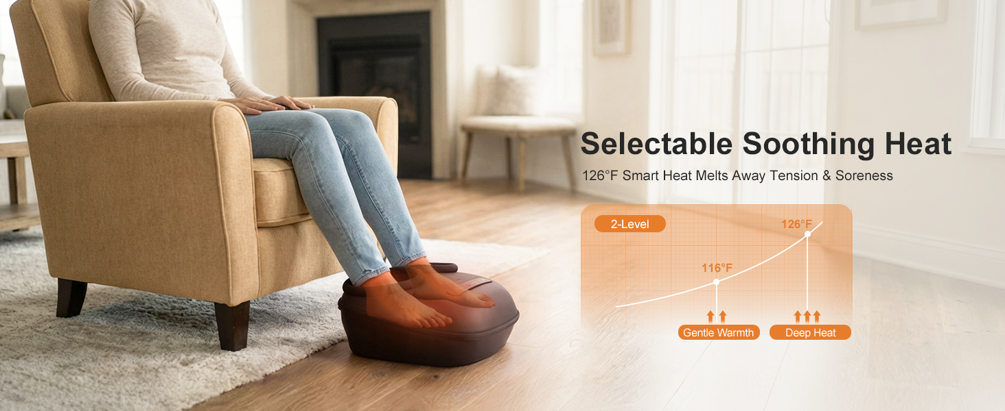 foot massager with compression