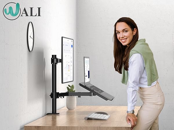 monitor and laptop stand laptop monitor stand computer monitor mount for desk