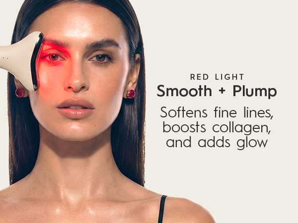 red light therapy device for face