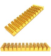 2 pcs Applicable m.2 nvme ssd 2280 Heatsinks Gold