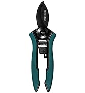 Berry&Bird Garden Clippers, Pruning Scissors with Stainless Steel Teflon Coating Blades and Handl...
