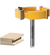 POWERTEC Slab Flattening Router Bit, CNC Router Bits, Surfacing Router Bit 1/4 Shank, 2" Diameter...