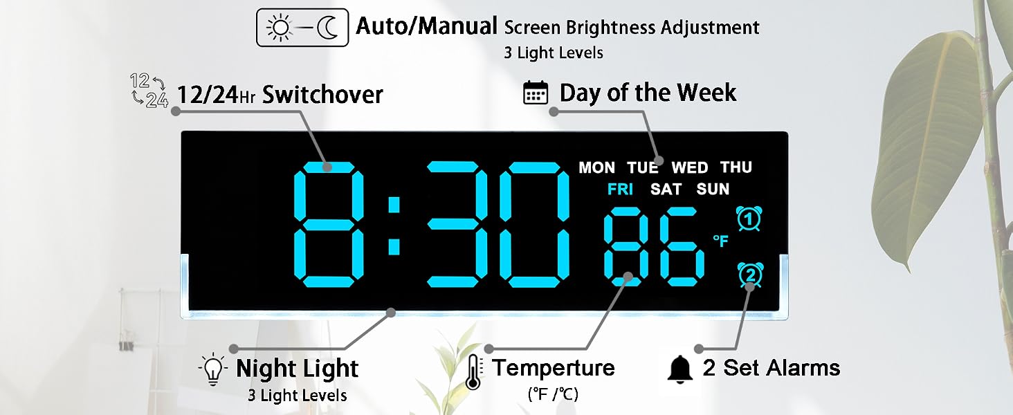 LED desk CLOCK