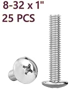 8-32 x 1" Machine Screws