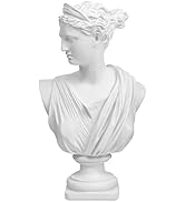 Norrclp 12.5in Greek Statue of Diana, Classic Roman Bust Greek Mythology Sculpture for Home Decor