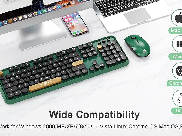 Wireless Keyboard and Mouse Combo