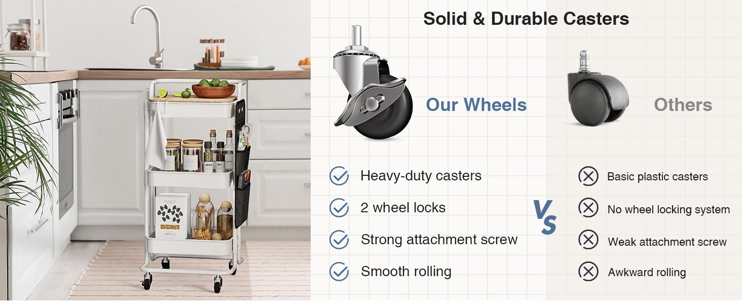 utility cart on lockable wheels