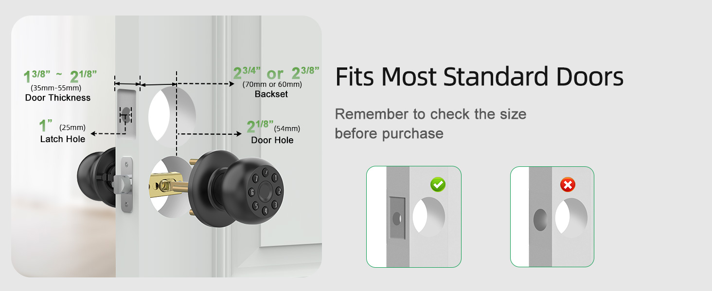 bedroom door lock smart