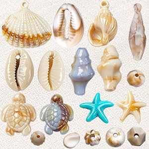 Sea Shells Charms for Jewelry Making