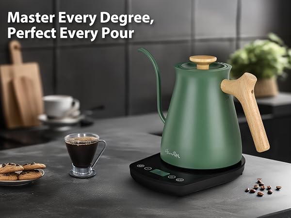 electric tea kettle temperature control