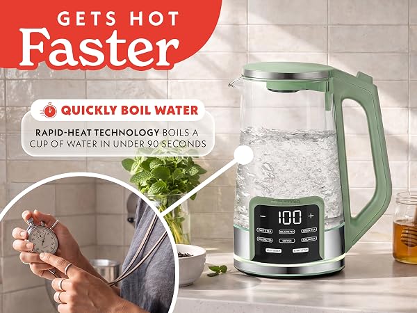 Gourmia Programmable Glass Digital Kettle GDK2365
