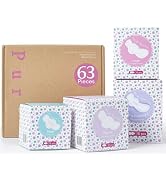 PurComfy Teens First Period Starter Kit for Girls 9-10-11-12-14 63pcs Period Pads for Tweens Teen...