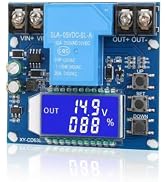 Low Voltage Cutoff Controller DC 6-60V 30A,Low Voltage Disconnect Protection Module with LC Displ...