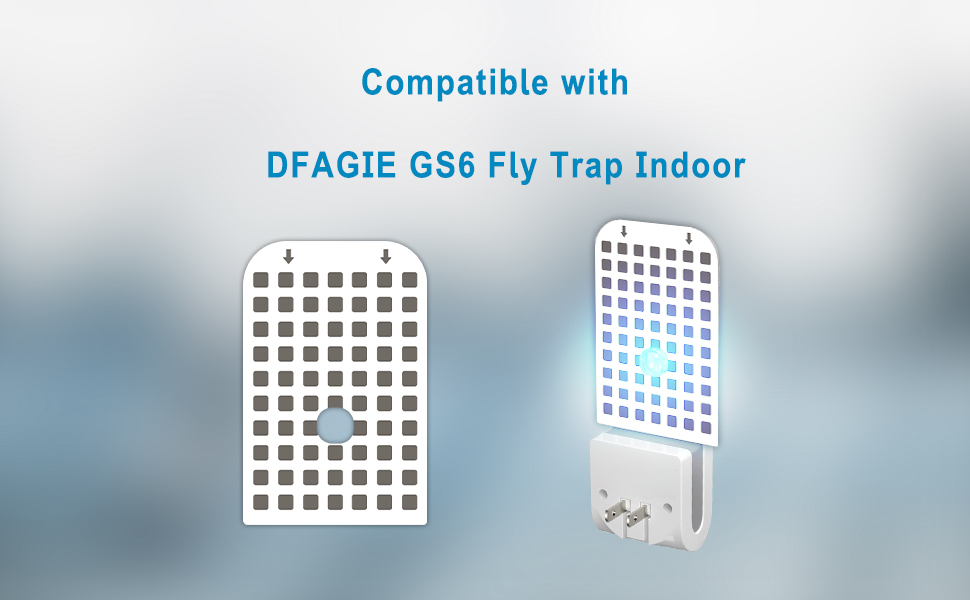Plug-in Flying Insect Trap Refills for Mosquito Fruit Fly Moths Gnat Trap for House