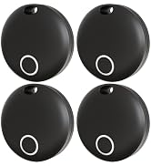 Key Finder, Bluetooth Tracker Working with Apple Find My (iOS Only) | IP67 Waterproof Pet Tracker...
