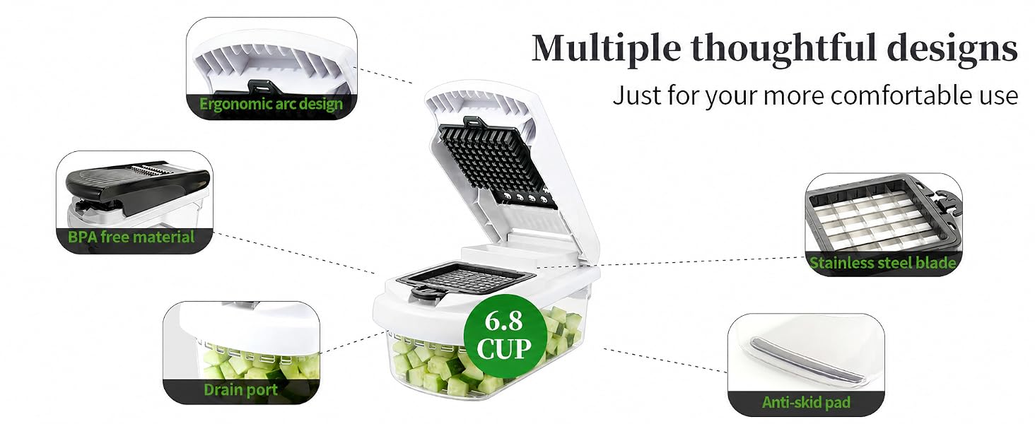 iETH 18 in 1 Large Vegetable Chopper