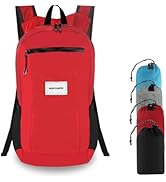 MONTCAMPER Hiking Daypack - Lightweight & Water-Resistant Portable Backpack for Travel, Camping, ...