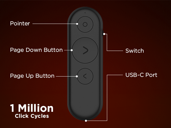 Lenovo Portable Rechargeable Presentation Remote