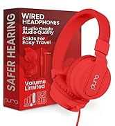 Puro Sound Labs PuroBasic Wired Headphones for Kids - Volume-Limiting & Adjustable with Microphon...