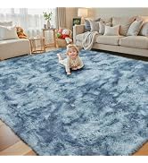 8x10 Area Rugs for Living Room Bedroom Fluffy, Large Area Rug Shag Shaggy Carpet Soft Plush Furry...