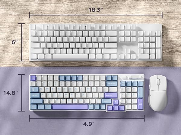Royal Kludge RK84 RK87 RK61 RK68 hot swap mechanical TKL Tenkeyless Wireless Bluetooth full 96 key