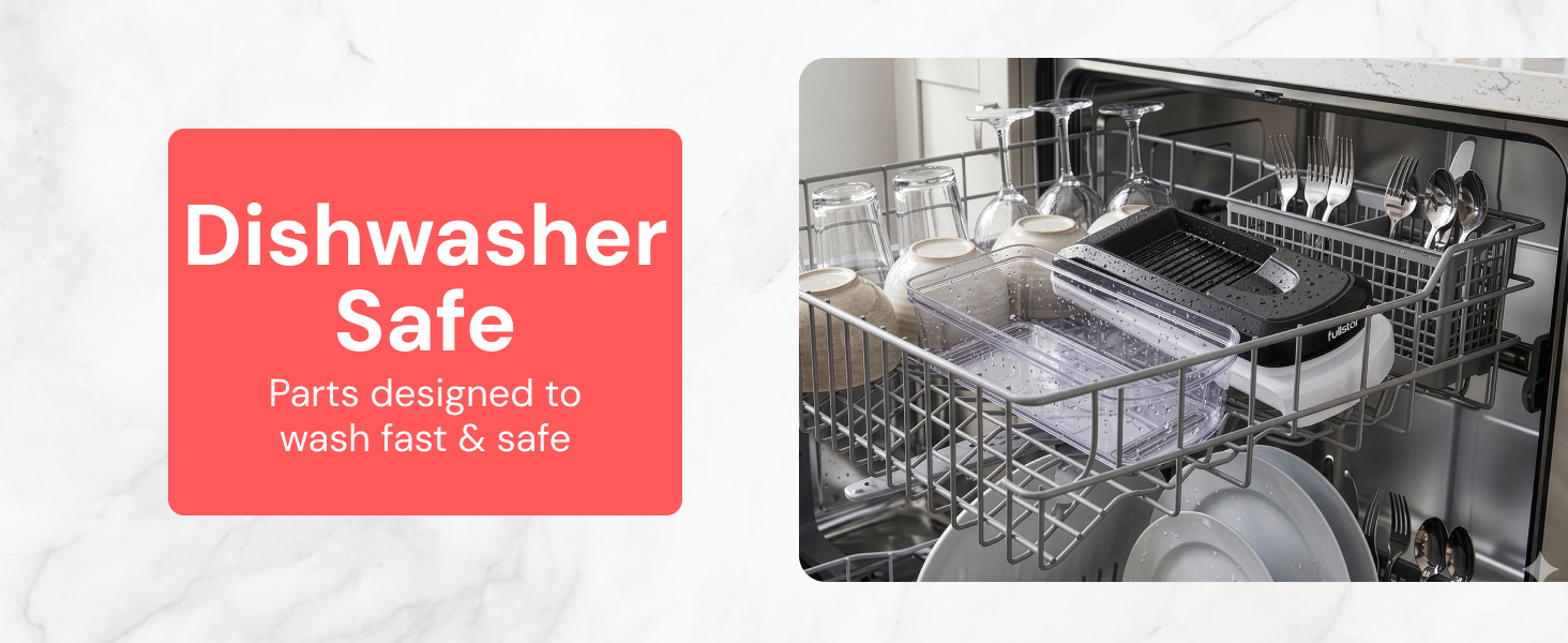 Fullstar Core Chopper and Mandoline Slicer is top rack dishwasher safe