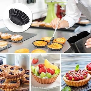 Mini tart pans application
