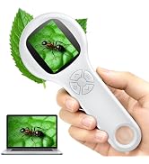 T TAKMLY Mini Pocket Digital Microscope, Macro Fixed Focus Magnifying Glass, Portable Handheld US...