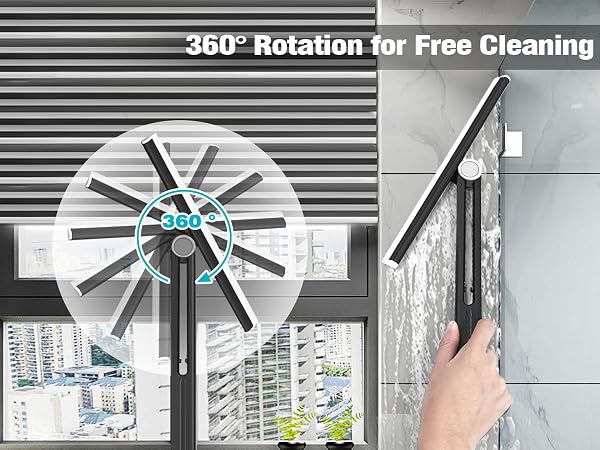 360° rotation for free cleaning