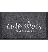 AOAOPQ Welcome Mat Indoor Front Door Mats Outdoor for Home Entrance Durable PVC Material with Non...