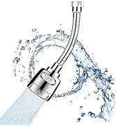 Sink Faucet Attachment, Movable Kithchen Faucet Head 360° Rotatable Faucet Sprayer Head Replaceme...