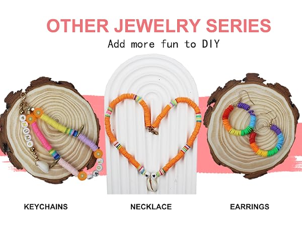 clay beads for friendship bracelet making kit