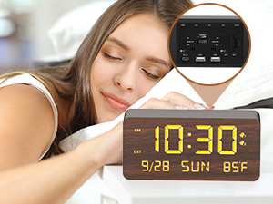 wooden clock