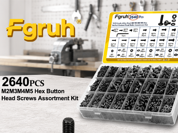M2M3M4M5 Screw Asssortment Kit