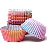 Cupcake Liners Cupcake Cups 300-Count Food Grade Gradient Design Cupcake Papers Baking Cups Cupca...