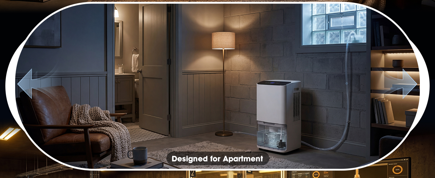 Upgraded Automatic Smart Dehumidifier Pump