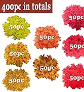 8 colors fall leaves 400PCS