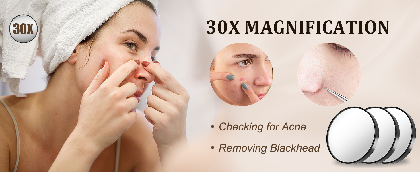 30x magnifying mirror