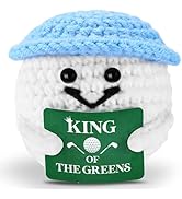 Aulock Crochet Golf Ball Gifts for Golfers - Funny Christmas Golf Accessories Stuff Gift for Men ...