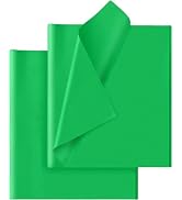 Green Tissue Paper for Gift Bags - 30 Sheets of Green Wrapping Tissue Paper Bulk Packaging Paper ...
