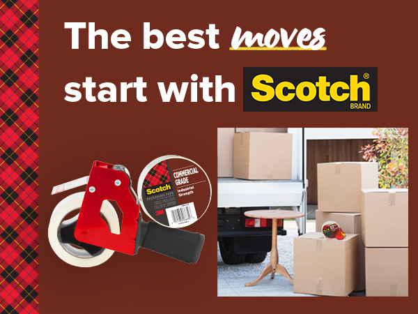 Scotch® Commercial Grade Shipping Packaging Tape