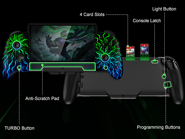 Switch Controllers for Nintendo Switch/OLED Games Handheld Mode
