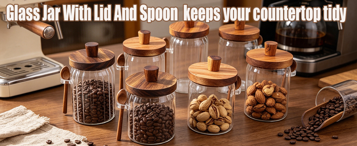 air tight glass storage jars