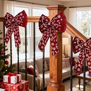 Christmas bow for indoor decoration