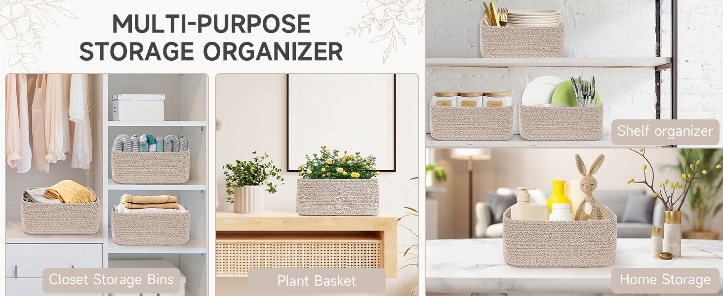3Pack Storage Baskets