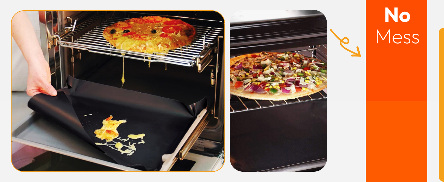 Heavy Duty Oven Liners for Bottom of Oven