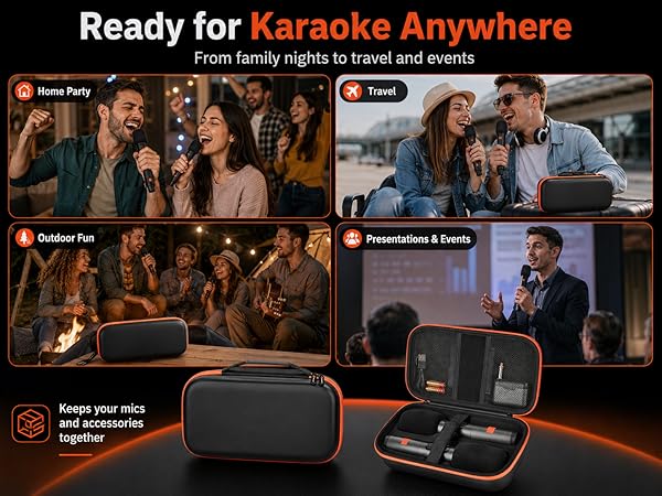karaok mic storage