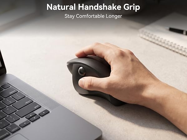 ergonomic wireless mouse for laptop